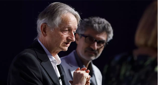 AI教父" Geoffrey Hinton因擔憂AI技術風險&nbsp;圖片