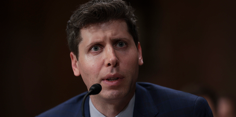 OpenAI首席執行官奧特曼訪歐引發抗議，ChatGPT&nbsp;圖片