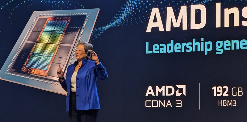 AMD發布MI300X芯片，挑戰英偉達在AI領域的霸主&nbsp;圖片