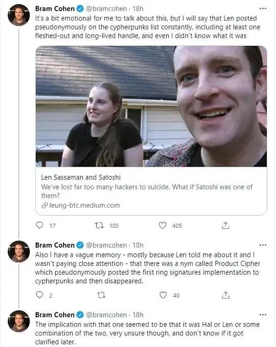 明天中本聰真實身份或曝光？圖片